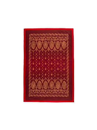 BASSETTI | Tagesdecke - Plaid 135x190cm GOLD DECOR Rot | 